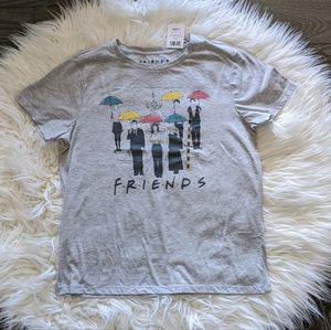 NWT Friends The Television Series Gray T-Shirt Size Medium